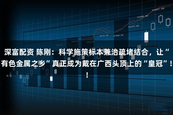 深富配资 陈刚：科学施策标本兼治疏堵结合，让“有色金属之乡”真正成为戴在广西头顶上的“皇冠”！